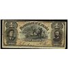 Image 1 : 1898 $1 DC-13c #605350. Fine condition with tear.