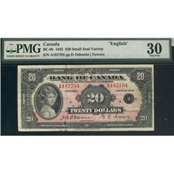 1935 $20 BC-9b #A187794. PMG VF30.