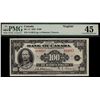 Image 1 : 1935 $100 BC-15 #A14915. PMG EF45. Choice and bright. Very attractive example.