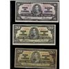 Image 1 : 1937 $10 BC-24c EF, $20 BC-25a G/VG & BC-25c VF/EF. Lot of 3 notes “.