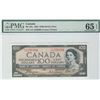 Image 1 : 1954 $100 BC-35a #AJ1250504. PMG Gem UNC65EPQ. Seldom offered in Gem condition.