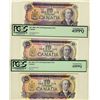 Image 1 : 1971 $10 BC-49cA *D/Y $10 BC-49dA EDX, $10 BC-49bA *D/K lot of 3 notes all PCGS EF45.