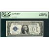 Image 1 : USA, Fr.1601 1928A $1 Silver Certificate PCGS UNC63PPQ.