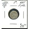 Image 1 : 1884 5¢ Far 4. A nice Abt Fine example. (PBA).