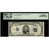 Image 1 : USA, Fr.1654* 1934D $5 Narrow star Note Silver Certificate PCGS UNC63PPQ.