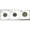 Image 1 : N.B. 1862 5¢, 1964 & 1962 20¢. Lot of 3 coins Good or better. (PBA).