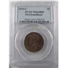 Image 1 : Nfld 1919c 1¢ PCGS MS64RB.