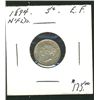 Image 1 : Nfld 1894 5¢ light lustre EF. (PBA).