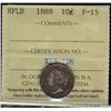 Image 1 : Nfld 1888 10¢ ICCS F15.