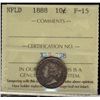 Image 1 : Nfld 1888 10¢ ICCS F15.