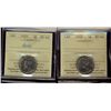 Image 1 : 1928 5¢ & 1929 Nr ICCS MS62. Lot of 2 coins.