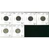 Image 1 : 1858 10¢, 1896, 1901, 1910, 1930 & 1948. Lot of 6 coins all Fine+. (PBA).