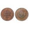 Image 1 : 1859 Wide 9/8 1¢ ICCS MS65 Red THE FINEST KNOWN! 95% RED. A fabulous “Victorian” example in pristine