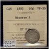 Image 1 : 1885 10¢ Obv 4 ICCS VF30.