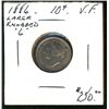 Image 1 : 1886 10¢ Lg Knb. Lightly toned VF issue. (PBA).