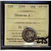 Image 1 : 1898 10¢ Obv 6 ICCS AU50.
