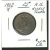 Image 1 : 1902H 25¢ with greyish tints AU. (PBA).