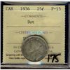 Image 1 : 1936 25¢ Dot ICCS F15.