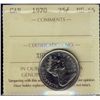 Image 1 : 1970 25¢ ICCS MS66.
