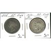 Image 1 : 1898 50¢ & 1950 No Des both Fine+. Lot of 2 coins. (PBA).