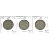 Image 1 : 1898 50¢, 1900 & 1910. Lot of 3 coins all VG. (PBA).