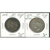 Image 1 : 1914 50¢ & 1950 No Des Fine+. Lot of 2 coins. (PBA).