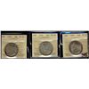 Image 1 : 1931 50¢, 1934 & 1936 ICCS VF20. Lot of 3 coins.