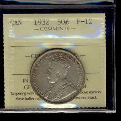 1932 50¢ ICCS F12.