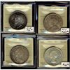 Image 1 : 1935 $1, 1949, 1963 & 1967 ICCS MS64. Lot of 4 coins.