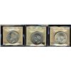 Image 1 : 1937 $1, 1949 & 1950 SWL ICCS MS63. Lot of 3 coins.