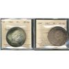 Image 1 : 1965 $1 M.B.P.5., T.5, ICCS MS64 Cameo and 1967, ICCS MS64. Lot of 2 dollars.