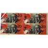 Image 1 : Australia 1997-98 $20 Uncut Sheet of 4 notes as produced by the mint.  Series #0095.