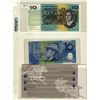 Image 1 : Australian 1993 $10 Polymer & 1991 $10 Paper.  Lot of 2 notes, first issue of the polymer note and l