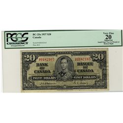1937 $20 BC-25a #AE0182165 PCGS VF20 Apparent. Sml edge tear.