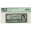 Image 1 : 1954 $1 BC-29b #LA4466419 PCGS Gem UNC66PPQ.