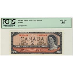 1954 $2 BC-30a #CB9619464 PCGS VF35.
