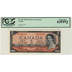 1954 $2 BC-30b #EB5190188 PCGS CH UNC63PPQ.