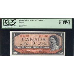 1954 $2 BC-30b E/B3451227 PCGS UNC64PPQ