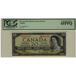 1954 $20 BC-33a B/E0001975 PCGS EF45PPQ