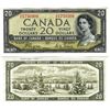 Image 1 : 1954 $20 BC-33a #BE1750307/308.  Lot of 2 consecutive notes AU/UNC with light oil type stain on uppe