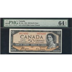 1954 $50 BC-34a A/H0774205 PMG UNC64EPQ