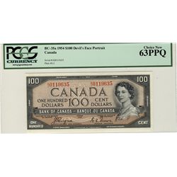 1954 $100 BC-35a #AJ0119635 PCGS CH UNC63PPQ.
