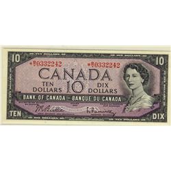 1954 $10 BC-40bA *B/V0332242 PCGS AU53