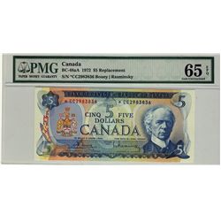 1972 $5 BC-48aA *CC2983836 PMG UNC65EPQ