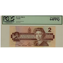 1986 $2 BC-55a AUK1953975 PCGS UNC64PPQ