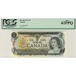 MILLION 1973 $1 BC-46a #IK8000000 PCGS UNC62PPQ.