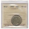 Image 1 : Nfld 1900 20¢ ICCS VF30.