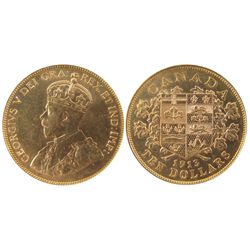 1913 $10 Gold ICG MS62.  Bright and lustrous issue.