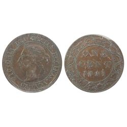 1891 1¢ SL SD Obv.3 ICCS EF40