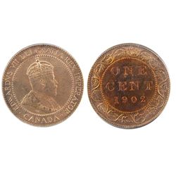 1902 1¢ PCGS MS64RD. Nice with full lustre.